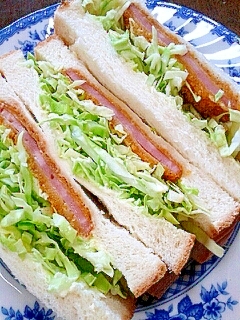 冷凍フライで ハムカツサンド レシピ 作り方 By Bega3977 楽天レシピ 冷凍フライで ハムカツサンド レシピ 作り方 By Bega3977 楽天レシピ