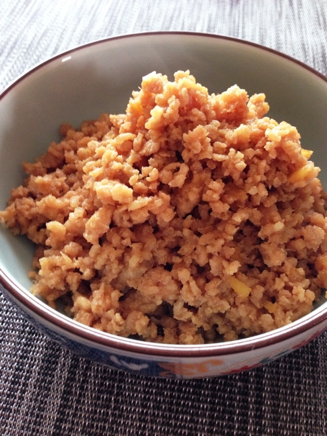 簡単☆鶏そぼろ☆お弁当に!作り置き☆