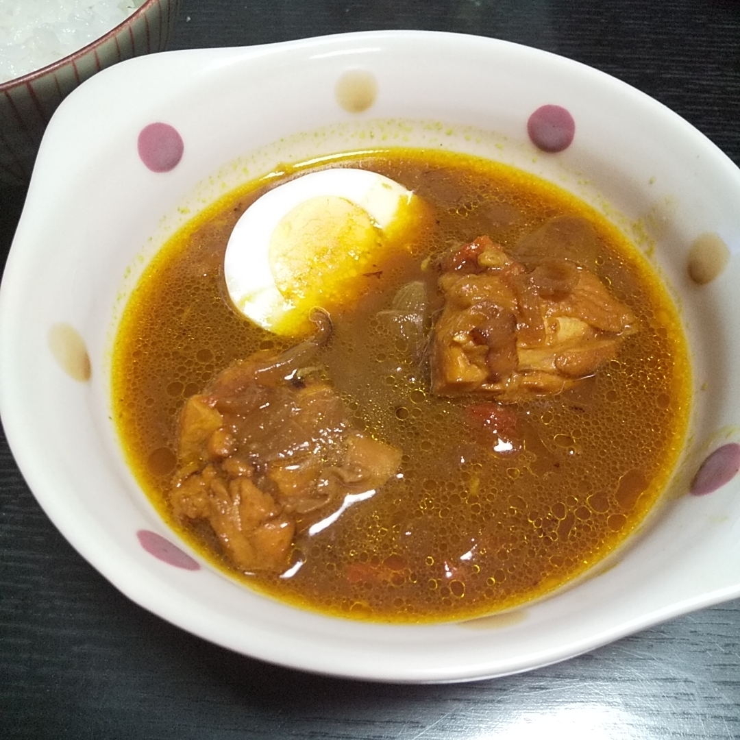 カレー粉でスープカレー