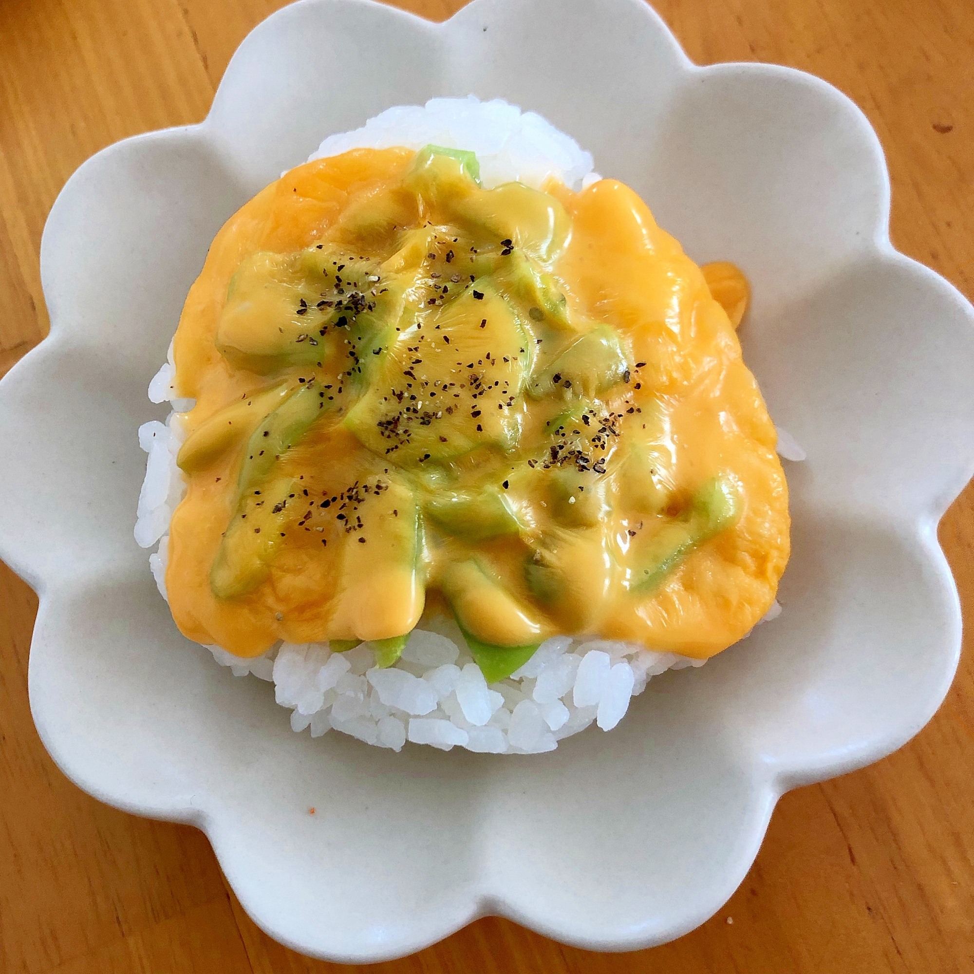 そら豆のチーズ焼きおにぎり