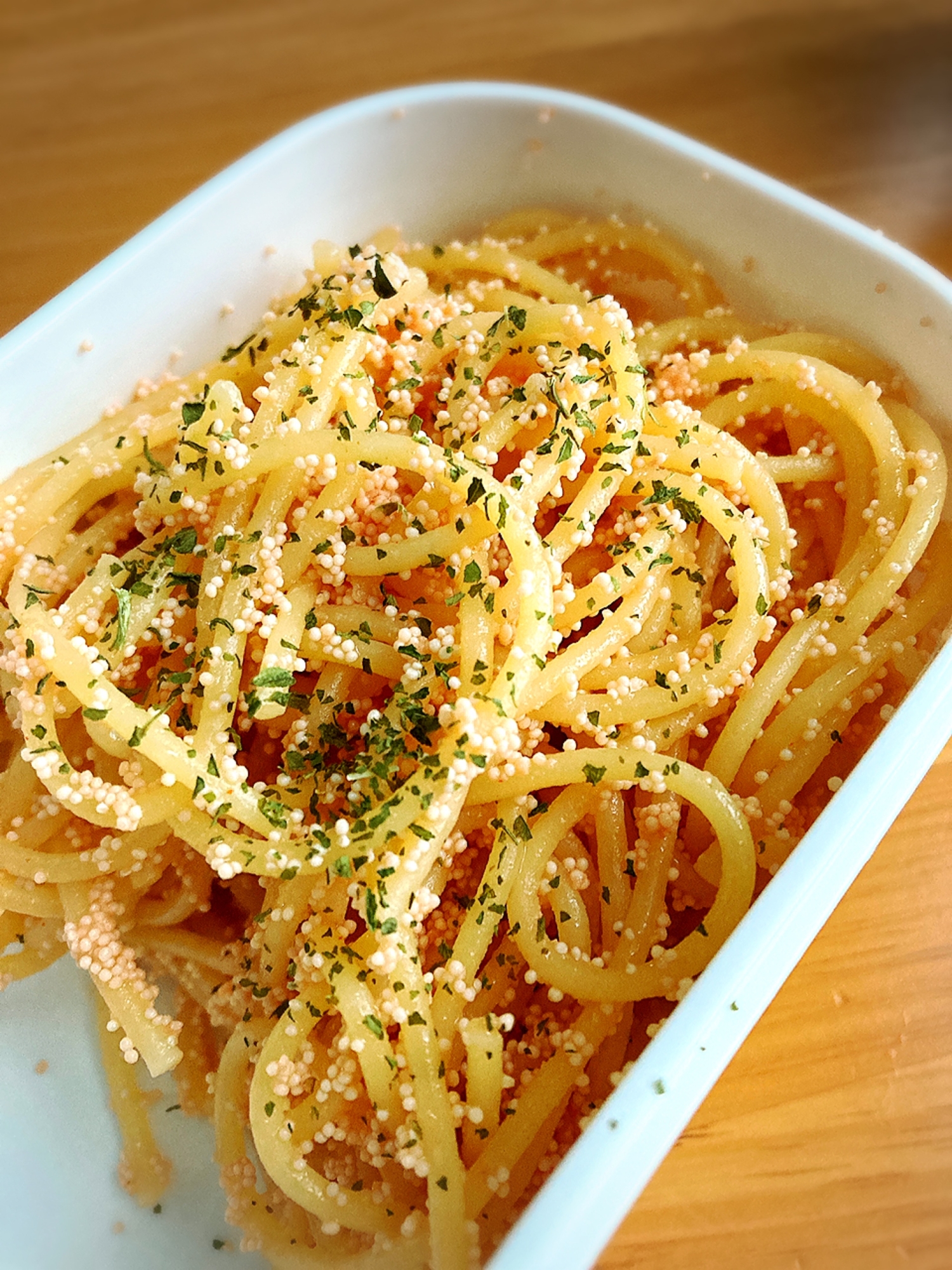 お弁当に たらこスパゲティ レシピ 作り方 By あやたかはるchii 楽天レシピ