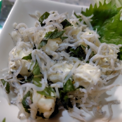 しらす＊大葉＊チーズ混ぜ&カリカリ油揚げ