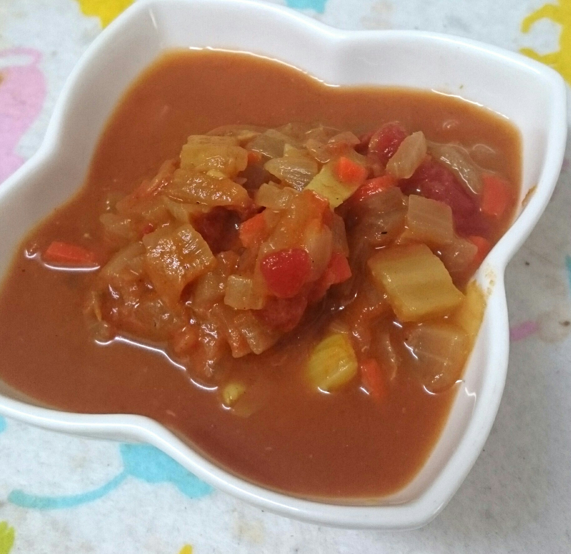 鱈のカレートマト煮込み