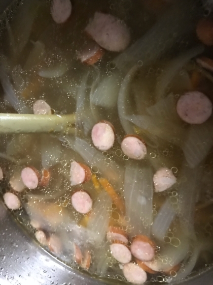 肉団子と玉ねぎのスープ(^^)