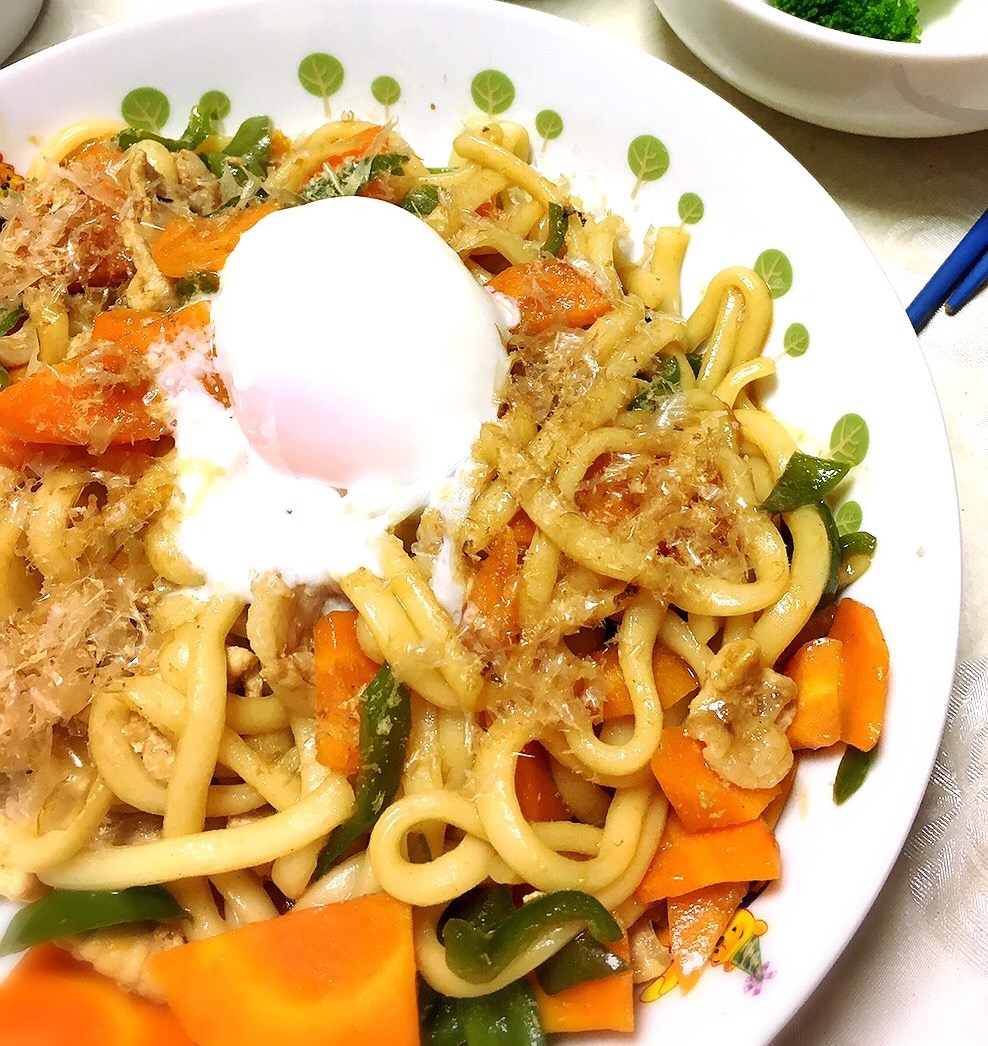 彩り良し栄養良し☆我が家の焼うどん