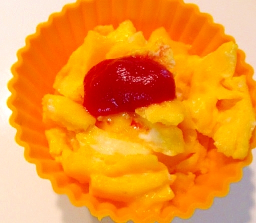 お弁当に！レンジだけでスクランブルエッグ