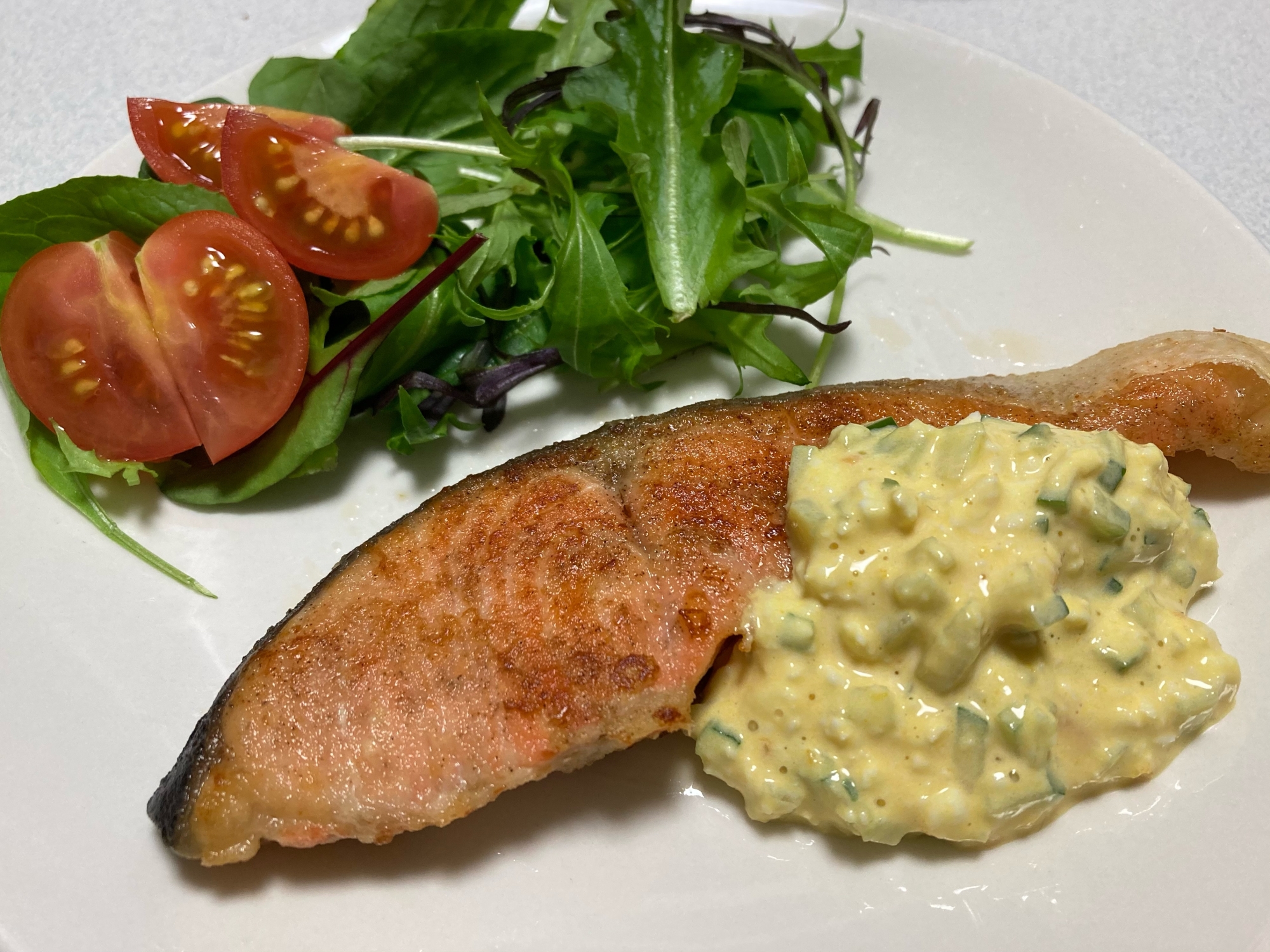 きゅうりのタルタルソースで 鮭のムニエル レシピ 作り方 By ゆじぽ 楽天レシピ きゅうりのタルタルソースで 鮭のムニエル レシピ 作り方 By ゆじぽ 楽天レシピ