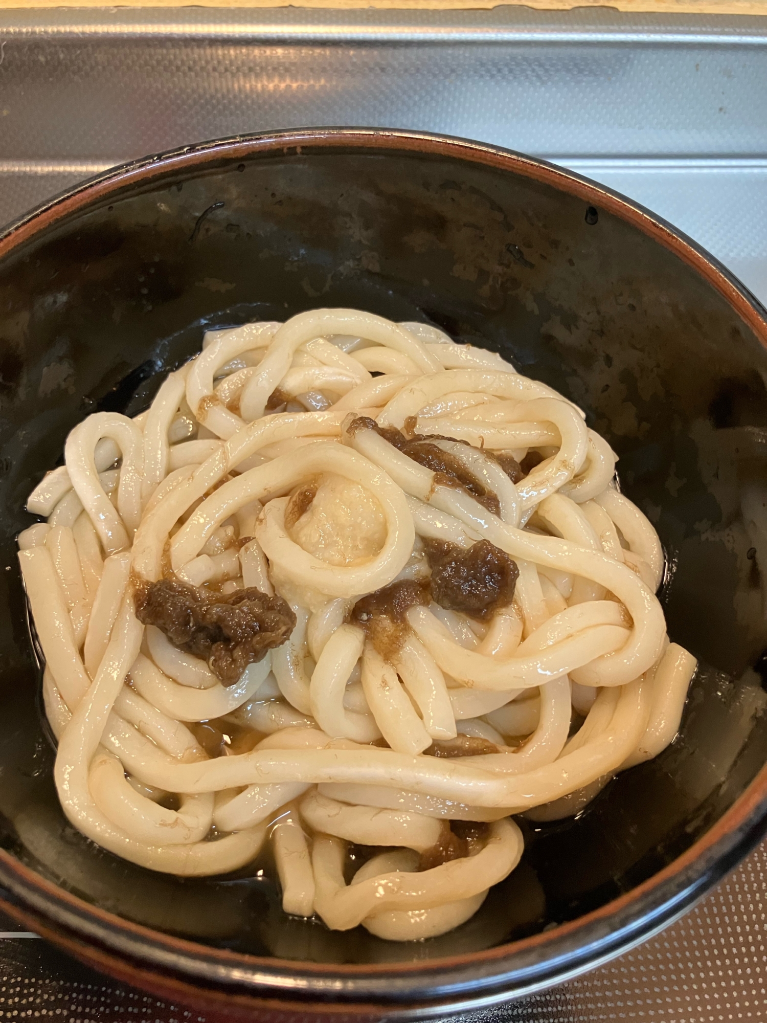 とろろ昆布ぶっかけ冷うどん^_^