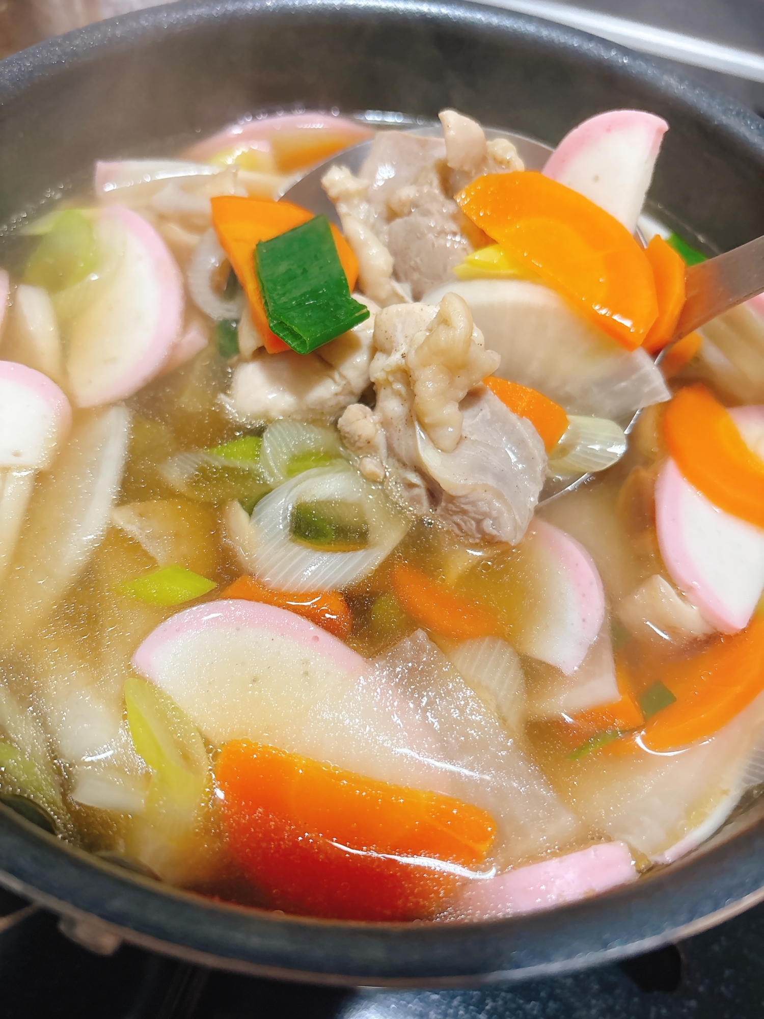 今度こそ実家の味、すまし汁のお雑煮