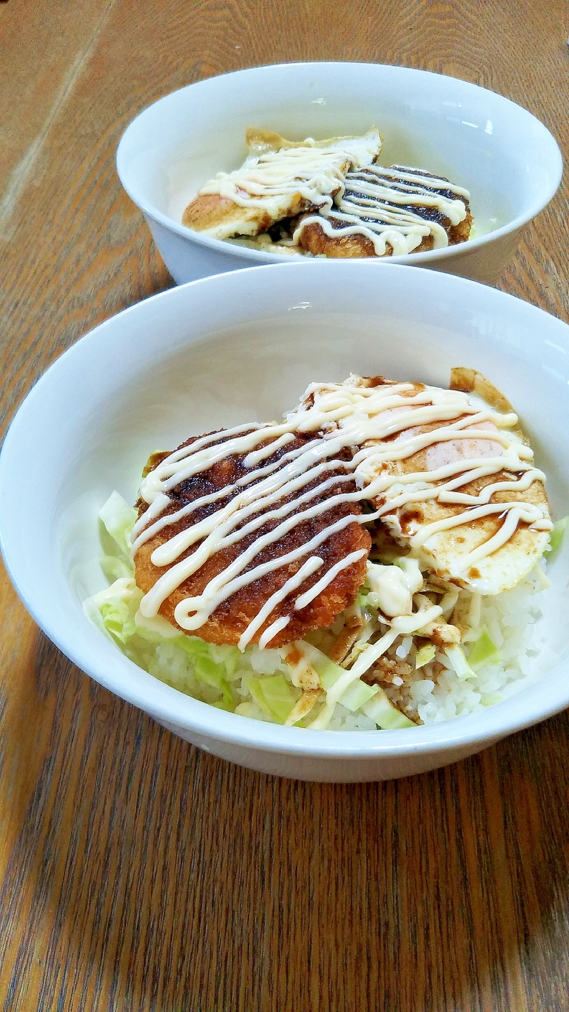 なんか嬉しい♡ソースコロッケ丼