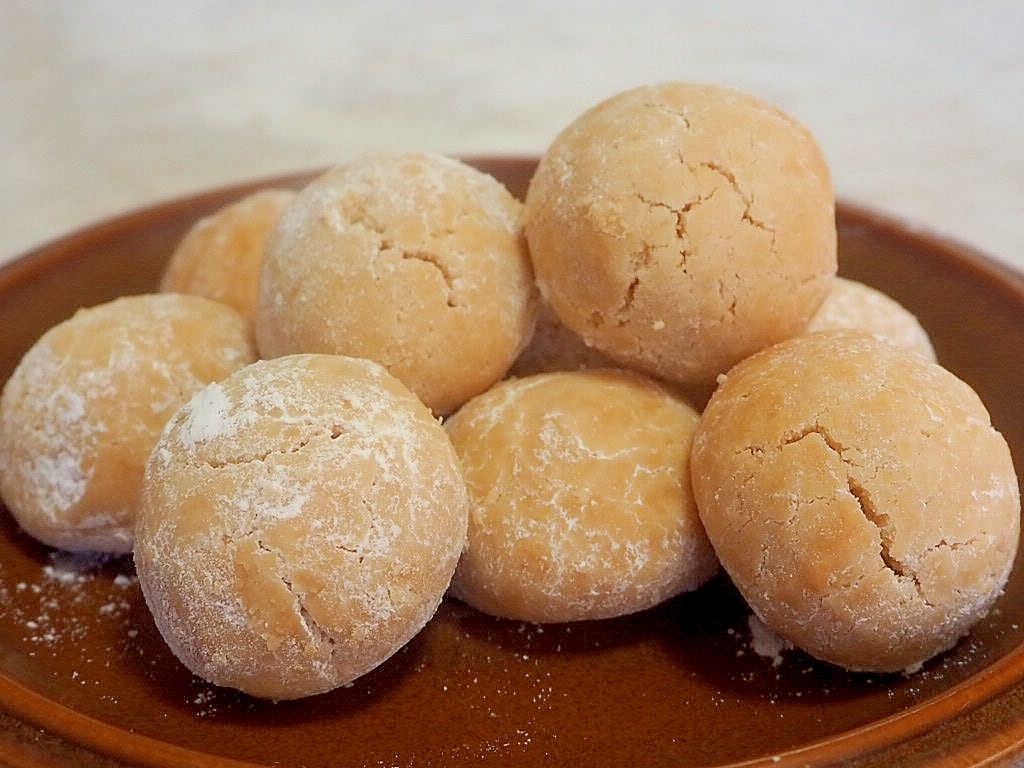 乙女の「生の玄米から作るライスボールクッキー」