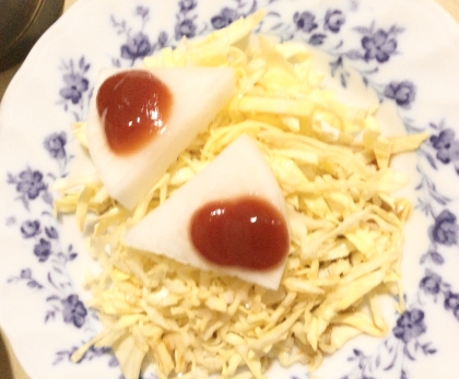 キャベツと胡瓜とトマトの手作りドレッシングサラダ