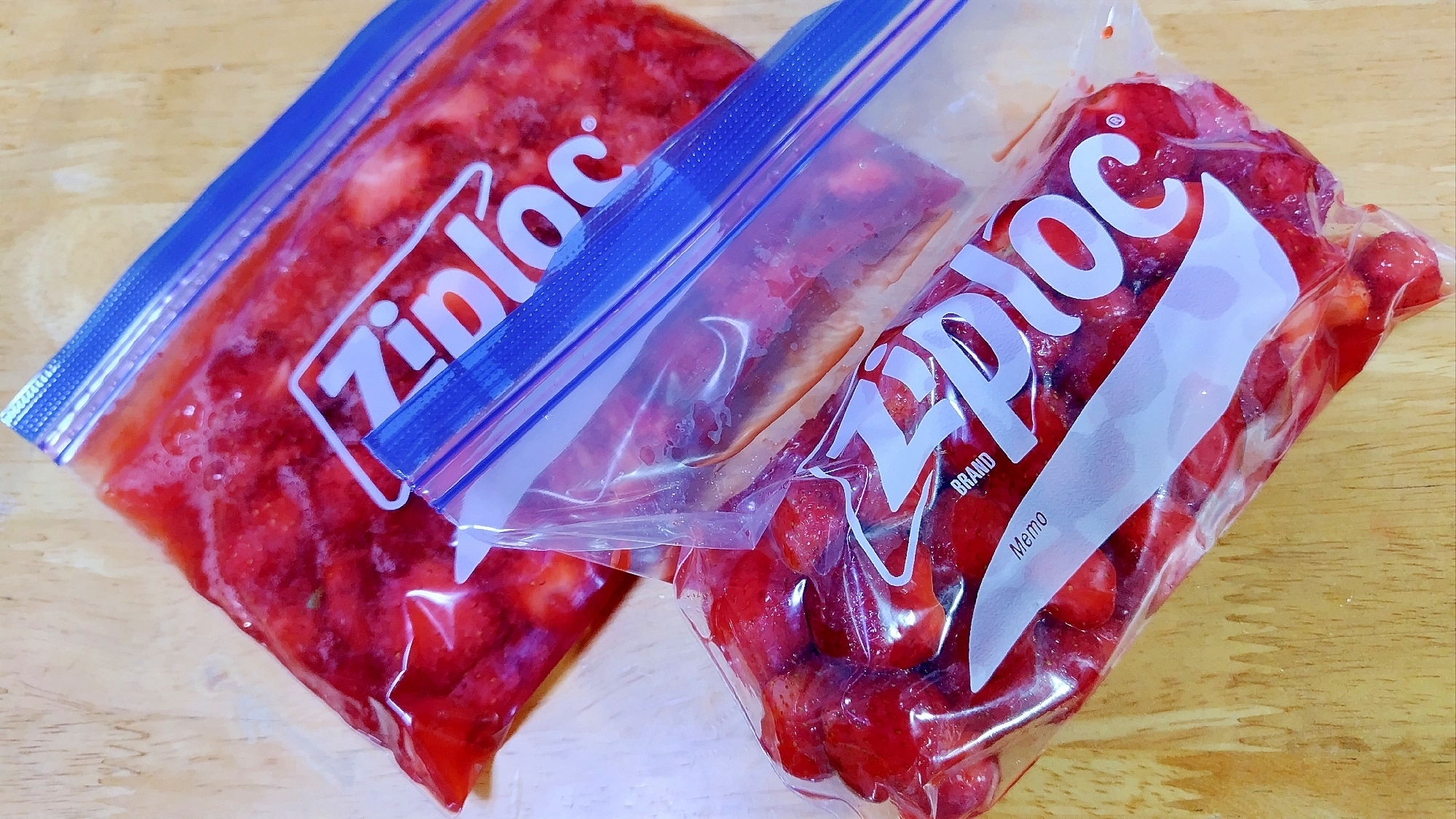 凍らせるだけ! いちごのシャーベット