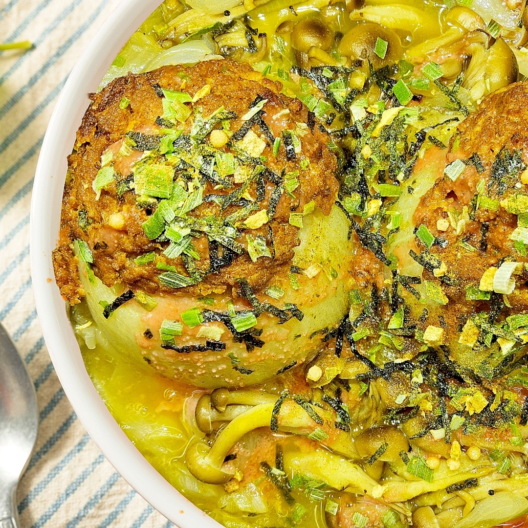 玉葱のファルシィ�(ㆆдㆆ)謎ィ‥�たらこ茶漬風味