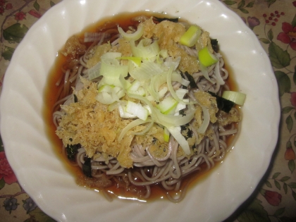 一杯飲んだあとは・・・｢ぶっかけ蕎麦｣でシメ！