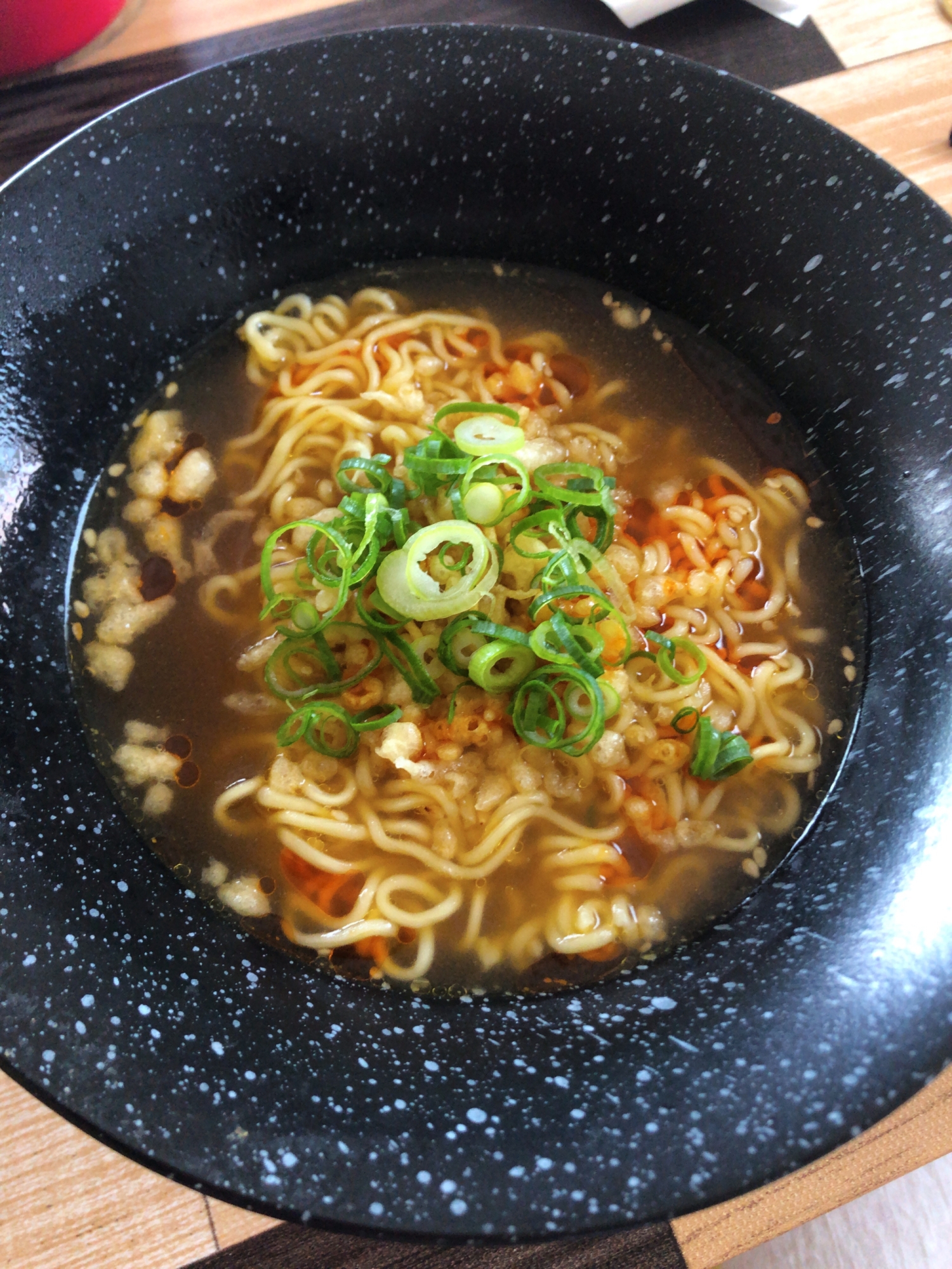 たぬきネギラーメン