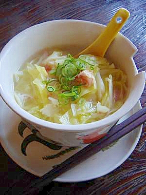 やきそば麺でラーメン