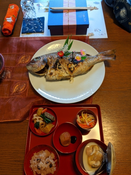 お食い初めで作りました。
初めてでしたが上手くいきました。