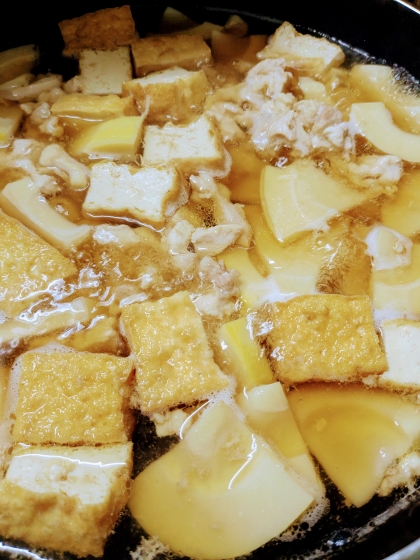 ☆たけのこと厚揚げの白だし煮★