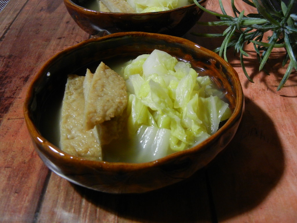 白菜とじゃこ天の出汁煮