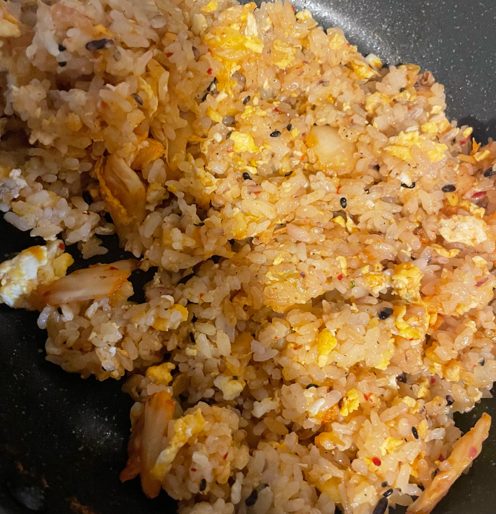 雑穀米のキムチチャーハン