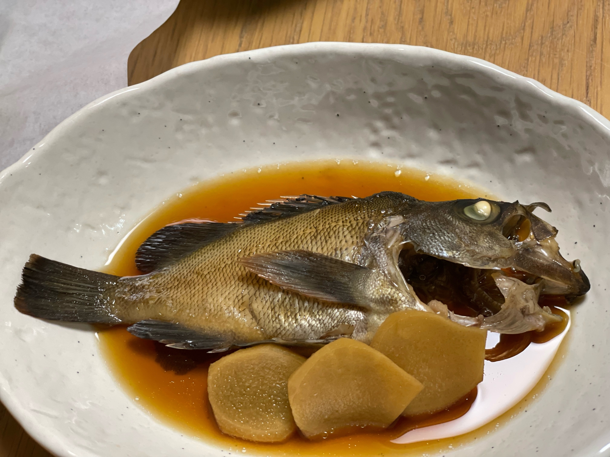 メバルを釣ったら煮付けに！