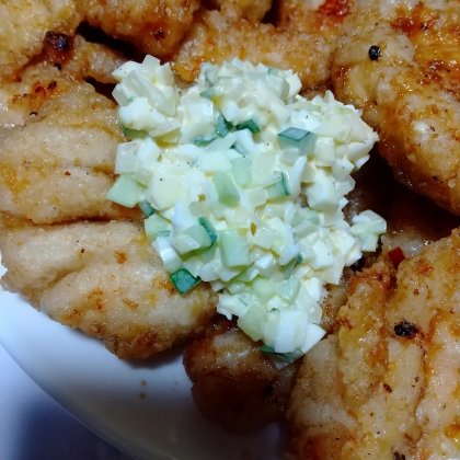 鶏むね肉でやわらか‘‘揚げないチキン南蛮’’