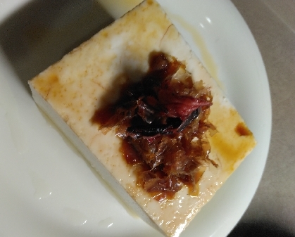 じゃこと鰹節の冷奴