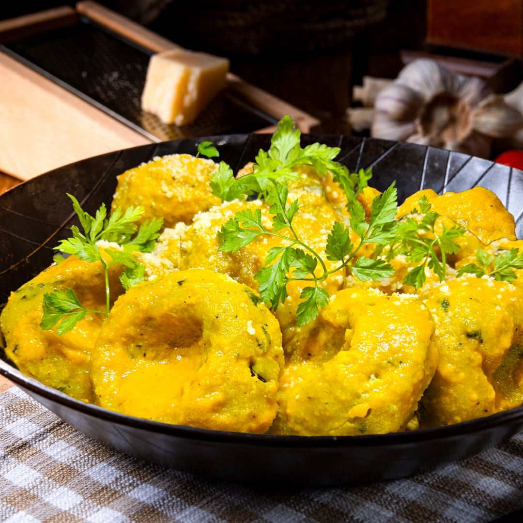 オマール海老のビスクと南瓜のクリームニョッキ旦~♡