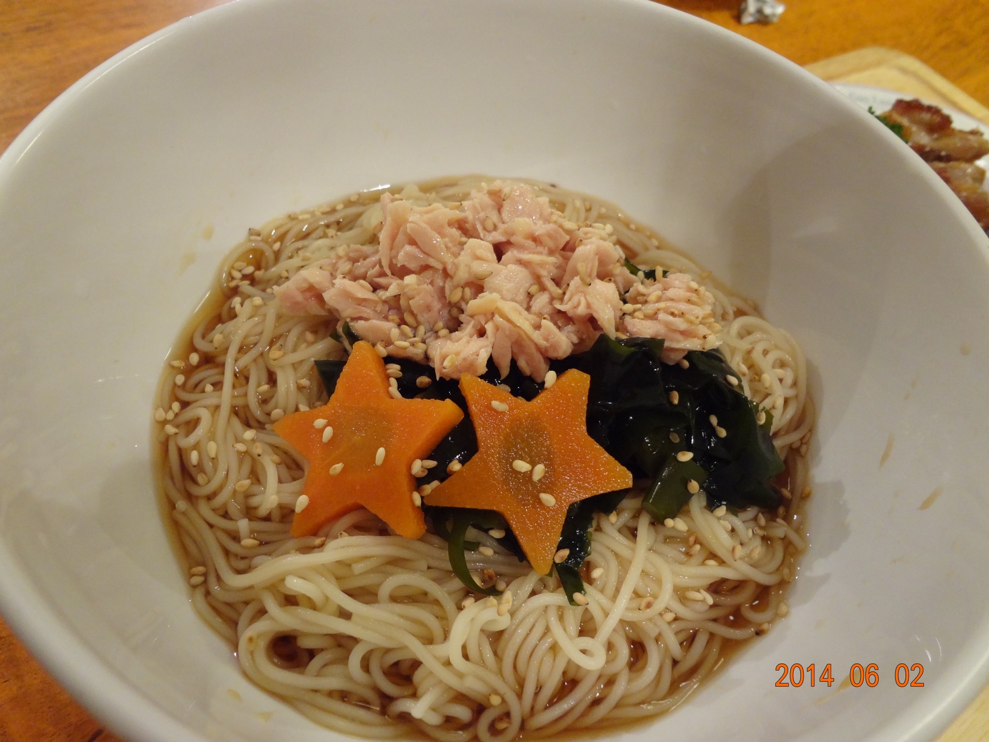 暑い日にツナそうめん