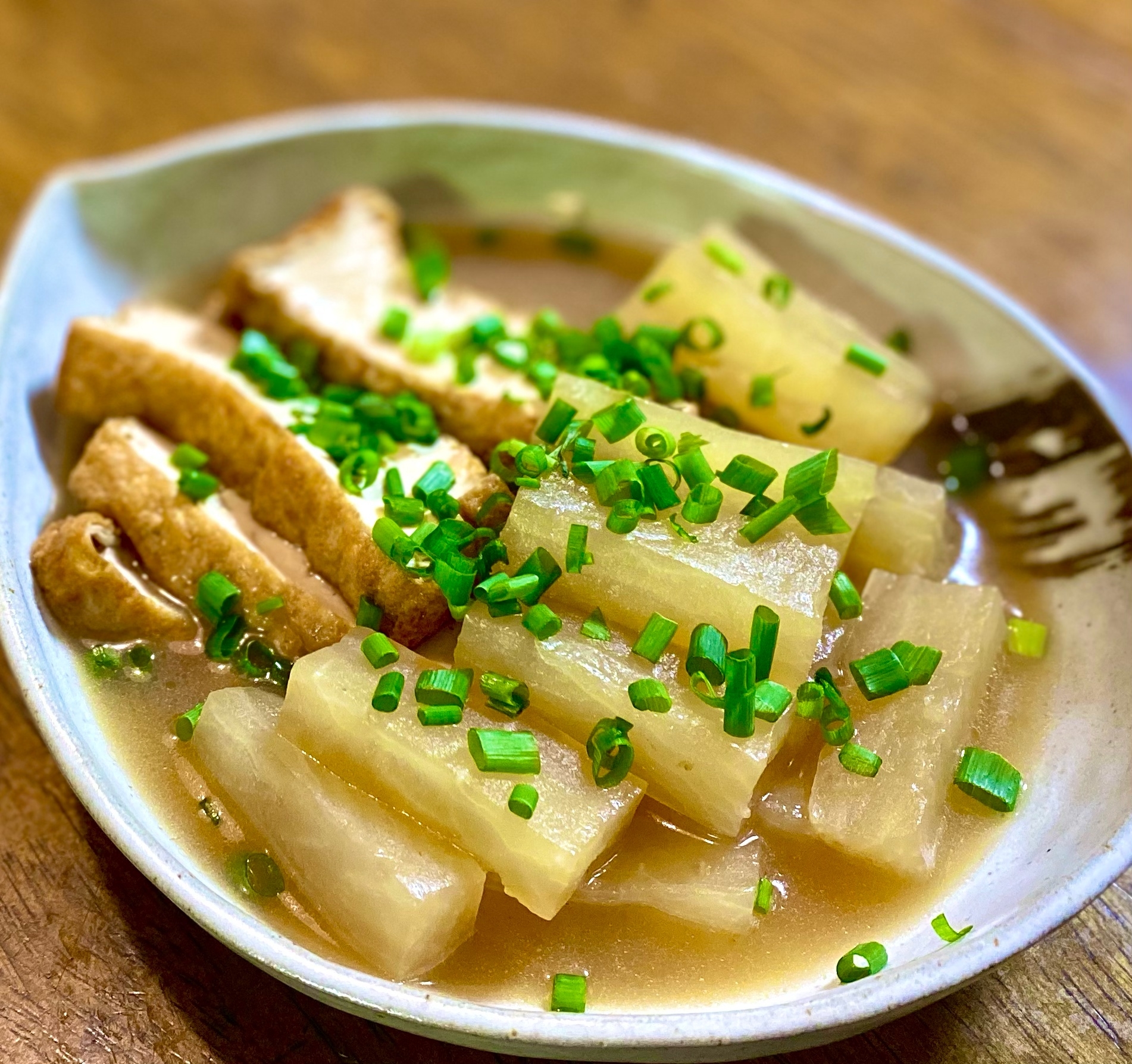 ホッとする味✨大根と厚揚げの薄味煮【和食・副菜】