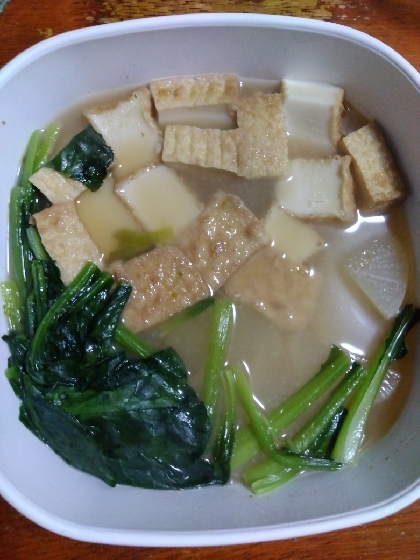 素朴さがいい♡煮るだけ10分♡大根と厚揚げの煮物