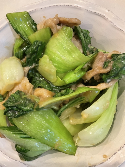 我が家の定番★豚肉と青梗菜のオイスター炒め
