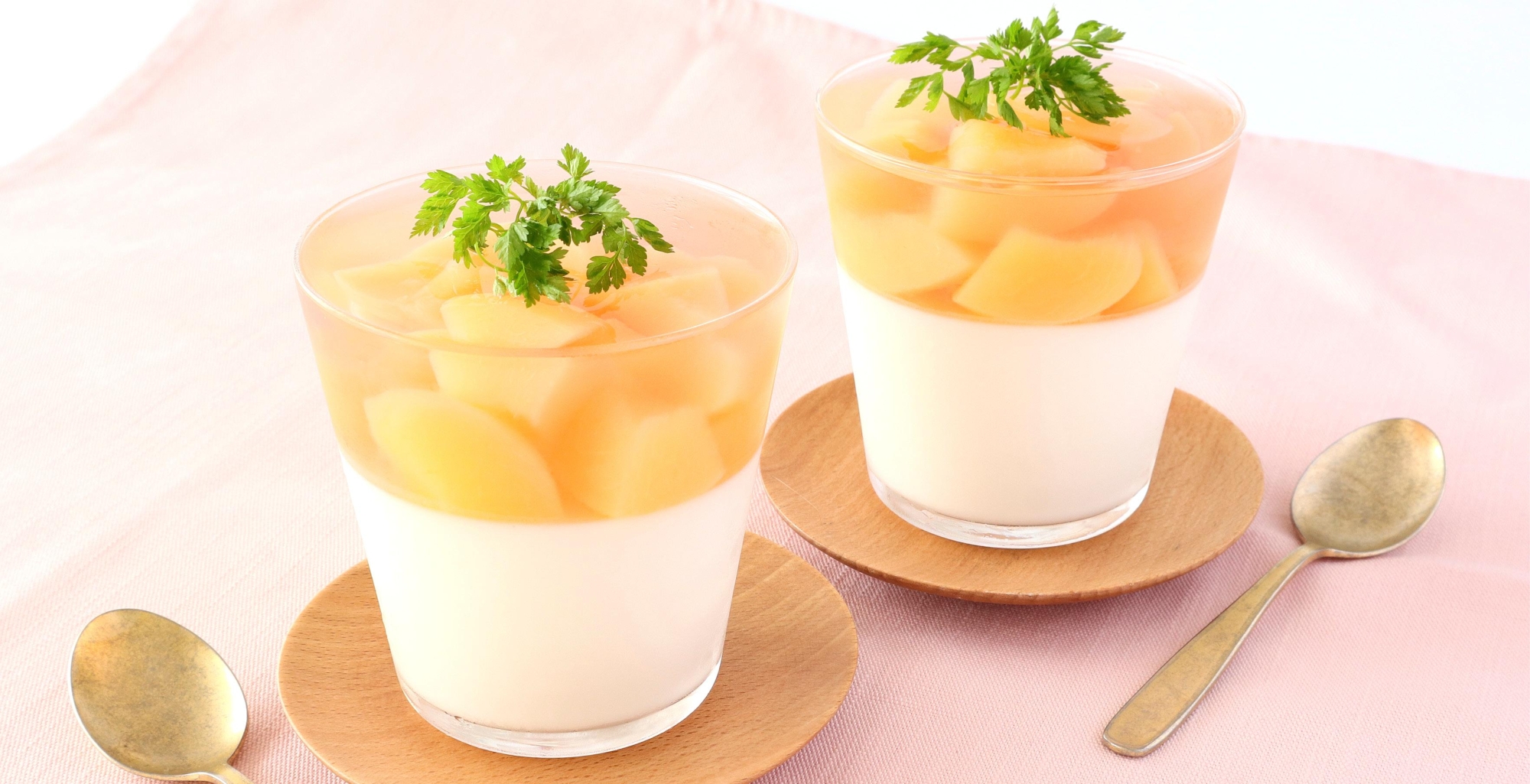 ももとヨーグルトのゼリー