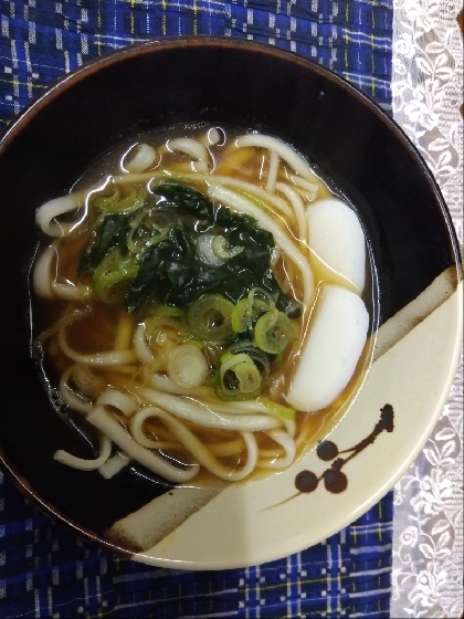 ふきとわかめのうどん