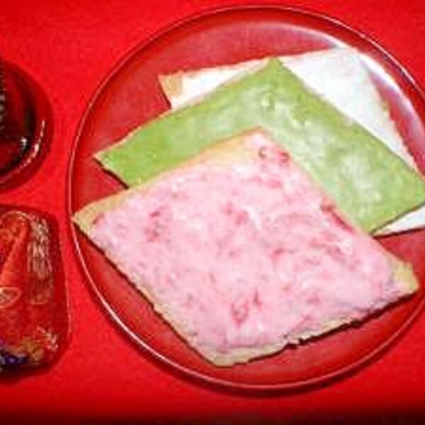 ラスクパンで作る菱餅飾り レシピ 作り方 By 夏はぜ 楽天レシピ ラスクパンで作る菱餅飾り レシピ 作り方 By 夏はぜ 楽天レシピ