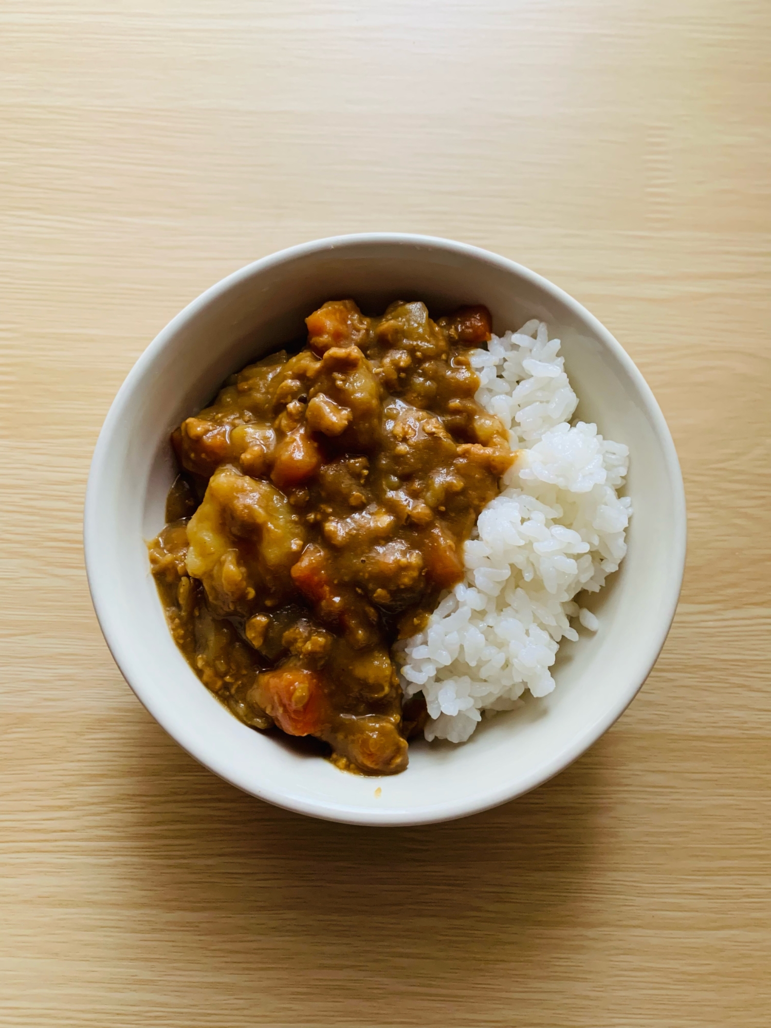 カレー♡ライス・鶏ひき肉