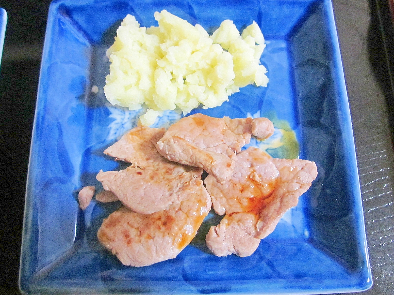 超簡単！豚のヒレ肉とマッシュポテトの和風味♪