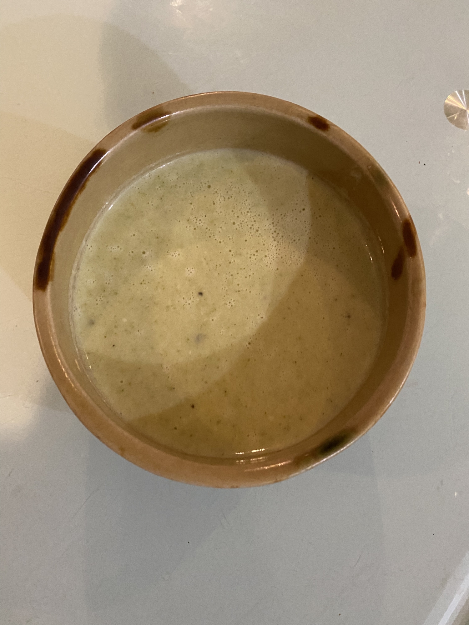 ココナッツミルクでブロッコリースープ
