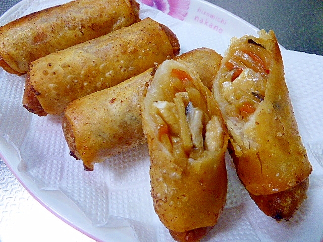 ★卵・乳不使用★ 絶品!我が家の春巻き♪