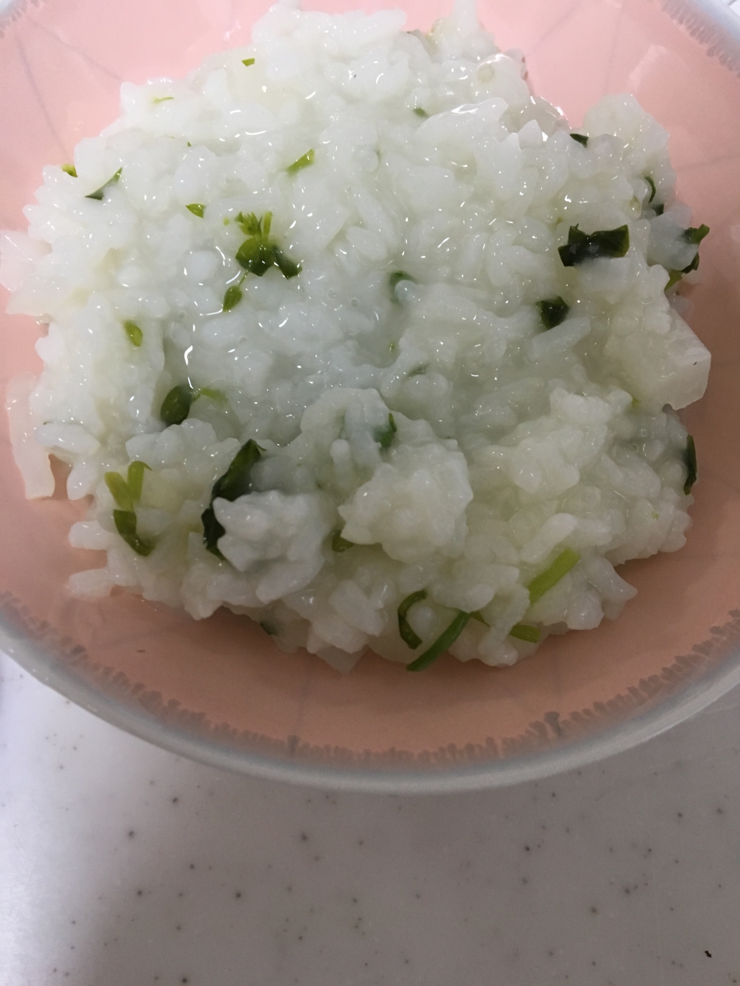 七草粥セットと雑煮大根で♡七草粥(^ ^)