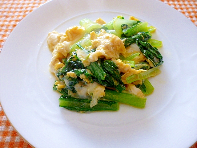 小松菜の卵とじ レシピ 作り方 By あ ちゃん 楽天レシピ 小松菜の卵とじ レシピ 作り方 By あ ちゃん 楽天レシピ