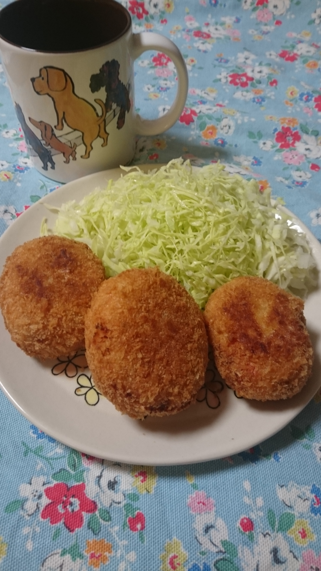 干し小エビとポテトのコロッケ♪