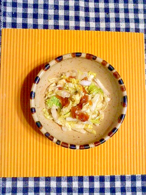 干し柿と白菜のサラダ♪