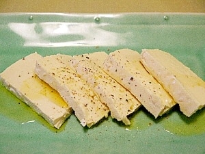 塩麹漬け豆腐のオリーブオイルがけ レシピ・作り方 by ALICA's Kitchen