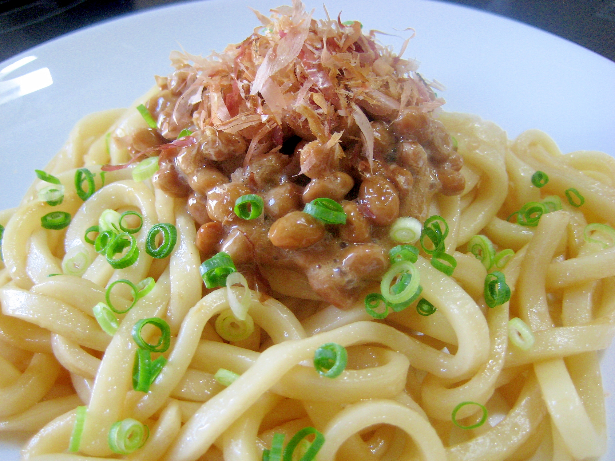 簡単！旨い！☆納豆焼きうどん☆