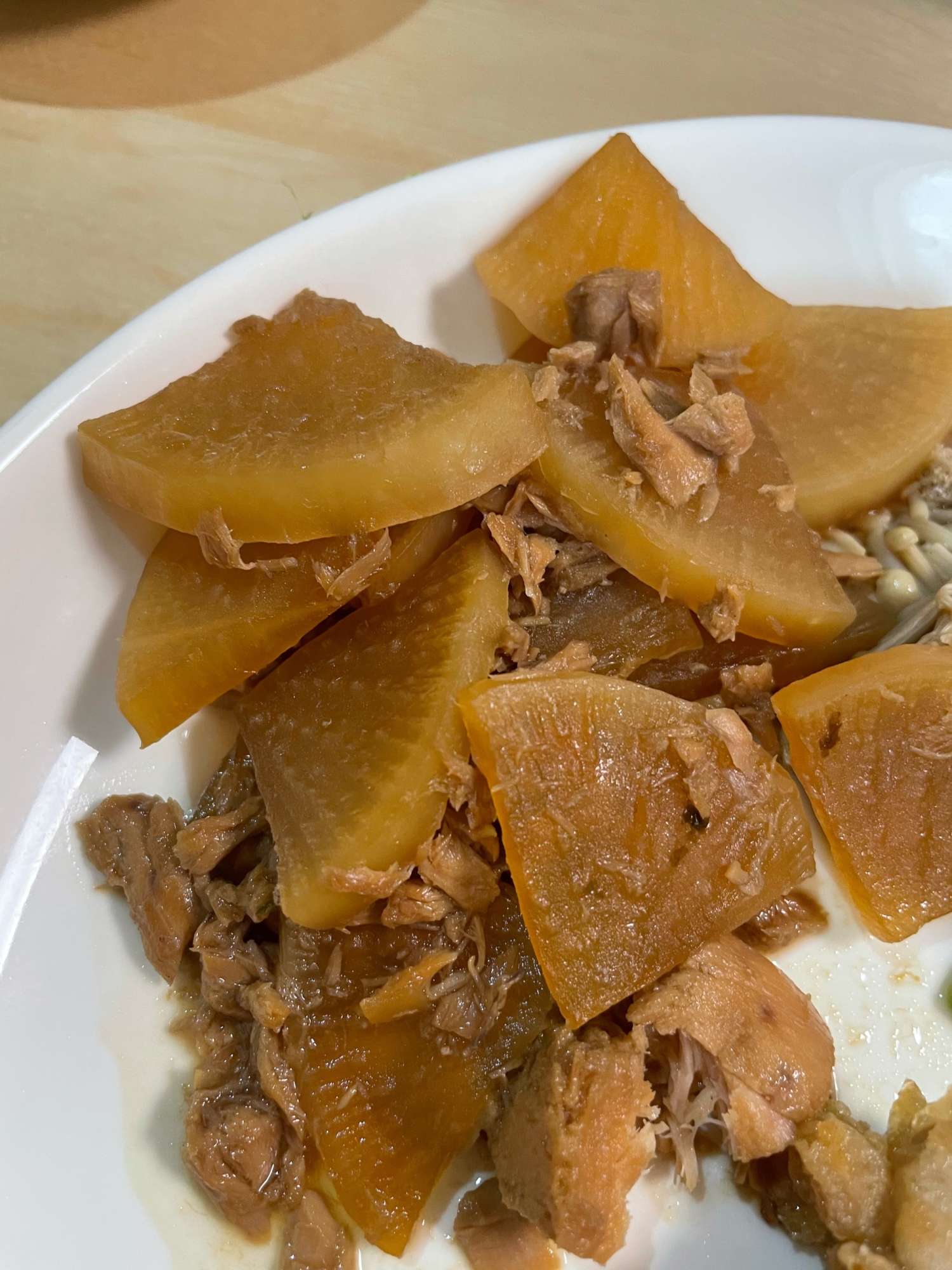 大根とツナの煮物