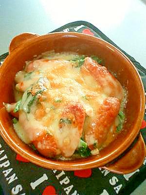 ウィンナーとほうれん草のチーズ焼き レシピ 作り方 By りつなるママ 楽天レシピ ウィンナーとほうれん草のチーズ焼き レシピ 作り方 By りつなるママ 楽天レシピ