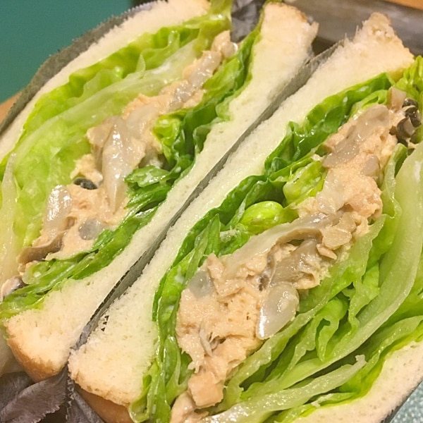 ツナきのこサンドイッチ レシピ 作り方 By ニャンコーヒー 楽天レシピ ツナきのこサンドイッチ レシピ 作り方 By ニャンコーヒー 楽天レシピ