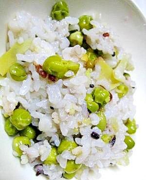 雑穀米入り、豆ご飯 レシピ・作り方 by k5b4 - 楽天レシピ